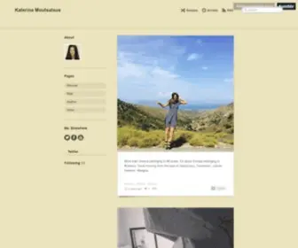 Katerinam.com(Katerina Moutsatsos) Screenshot
