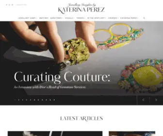 Katerinaperez.com(Jewellery through the eyes of Katerina Perez) Screenshot