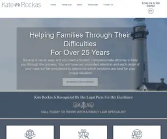 Katerockas.com(Family law matters are complex. Kate Rockas) Screenshot