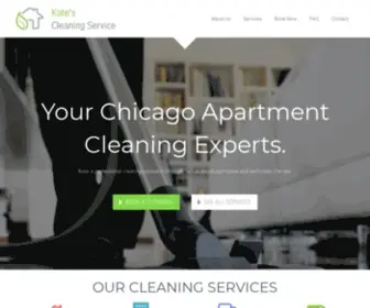 Katescleaning.com(Chicago Apartment Cleaning Experts) Screenshot