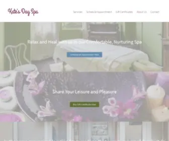 Katesdayspa.com(Kate's Day Spa) Screenshot