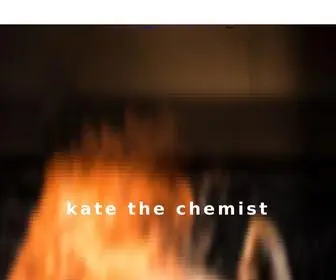 Katethechemist.com(Kate the Chemist) Screenshot