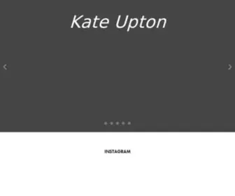 Kateupton.com(KATE UPTON) Screenshot