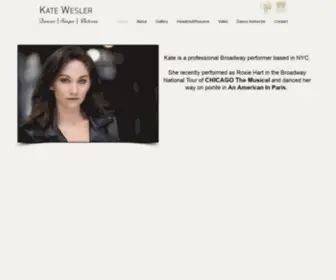 Katewesler.com(Kate Wesler) Screenshot