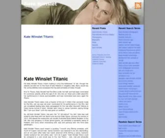 Katewinslet.com(Kate Winslet) Screenshot