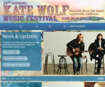 KatewolfmusicFestival.com(June 25) Screenshot