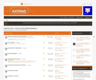 Katfans.com(The Home of the BearkatNation) Screenshot