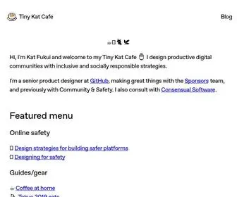 Katfukui.com(Tiny Kat Cafe) Screenshot