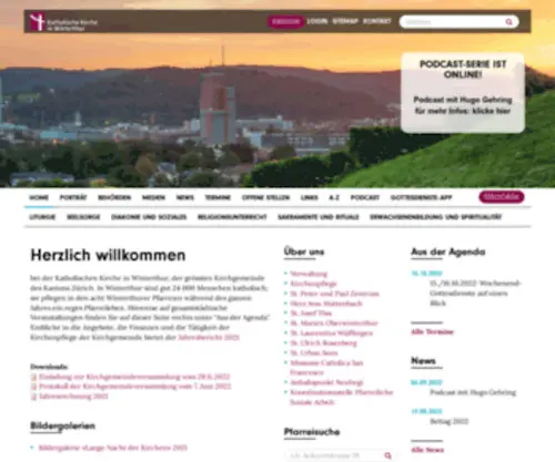 Kath-Winterthur.ch(Kath Winterthur) Screenshot