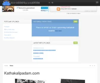 Kathakalipadam.com(Kathakali padam) Screenshot
