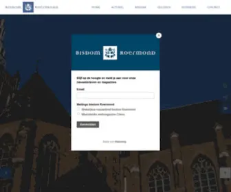 Kathedraal-Roermond.nl(Bisdom Roermond) Screenshot