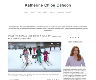 Katherinechloecahoon.com(Katherine Chloé Cahoon) Screenshot