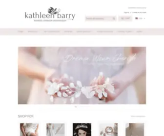 Kathleenbarry.co.za(Kathleen Barry bespoke occasion accessories) Screenshot