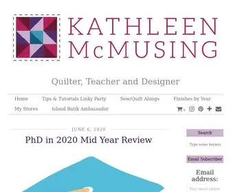 Kathleenmcmusing.com(Kathleen McMusing) Screenshot