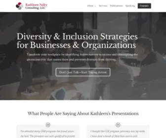 Kathleennaltyconsulting.com(Diversity & Inclusion Strategies for Businesses & Organizations) Screenshot