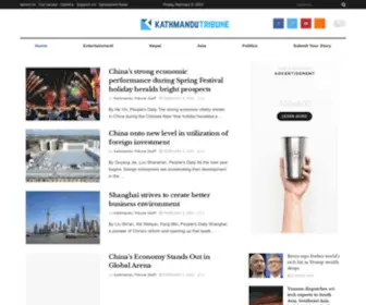 Kathmandutribune.com(Kathmandu Tribune) Screenshot