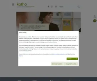 Katho-NRW.de(Katholische Hochschule Nordrhein) Screenshot