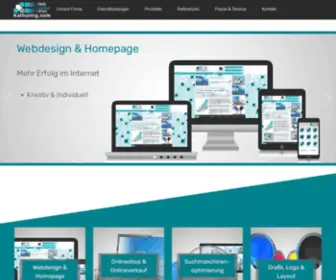 Katholnig.com(Webdesign Homepage Webseite Hosting Domain Internet Internetauftritt Web Design) Screenshot