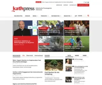 Kathpress.at(Katholische Presseagentur Österreich) Screenshot