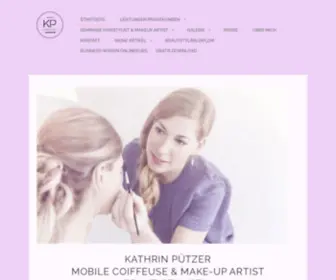 Kathrin-Puetzer.ch(Kathrin Pützer ¦ Hairstylist & Make) Screenshot