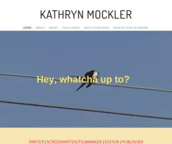 Kathrynmockler.com(KATHRYN MOCKLER) Screenshot