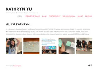 Kathrynyu.com(Kathryn Yu) Screenshot