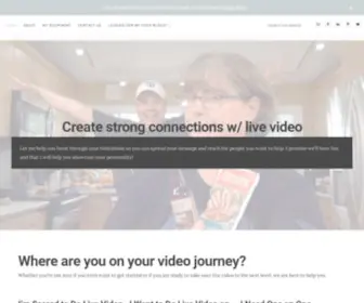 Kathyhester.com(Create strong connections with live video) Screenshot