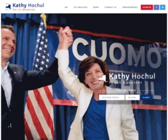 Kathyhochul.com(Lieutenant Governor Kathy Hochul Kathy is dedicated to public service) Screenshot