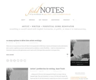 Kathykelley.net(Field Notes) Screenshot