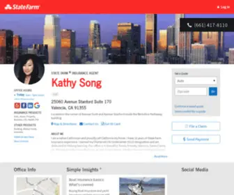 Kathysong.com(State Farm Insurance Agent Kathy Song in Valencia CA) Screenshot