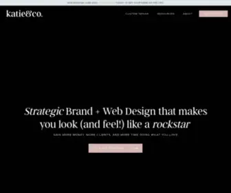 Katiecodesign.com(Katie & Co) Screenshot