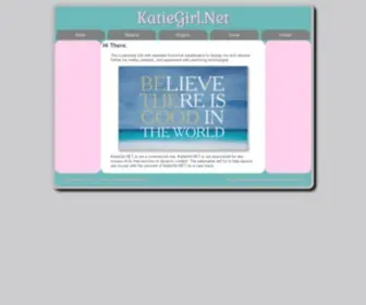 Katiegirl.net(A personal site with separate functional subdomains to display my tech resume) Screenshot