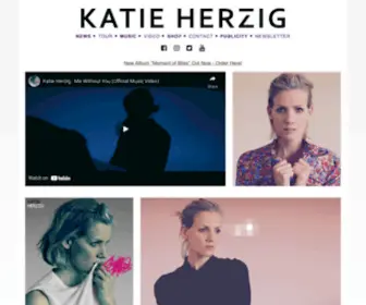 Katieherzig.com(Katie Herzig) Screenshot