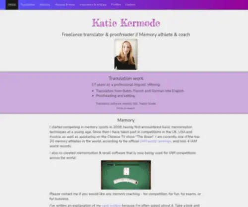 Katiekermode.com(Katiekermode) Screenshot