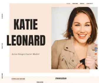 Katieleonardactor.com(Mysite) Screenshot