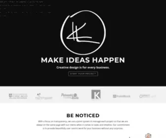 Katielord.com(Make Ideas Happen. Agency quality work without the big agency cost) Screenshot