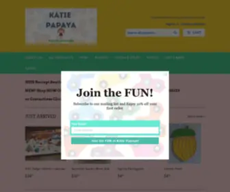 Katiepapaya.com(Katie Papaya Fidgets) Screenshot