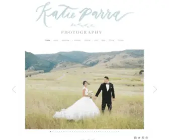 Katieparra.com(Seattle Wedding Photographer) Screenshot