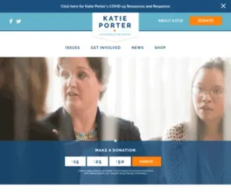 Katieporter.com(Katie Porter for Senate) Screenshot