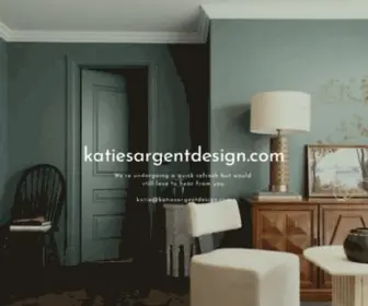 Katiesargentdesign.com(Katie Sargent Design) Screenshot