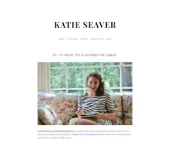 Katieseaver.com(Katie Seaver) Screenshot