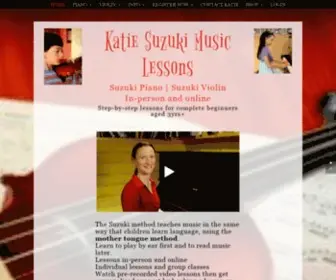 Katiesuzukimusic.com(Katie Suzuki Music) Screenshot