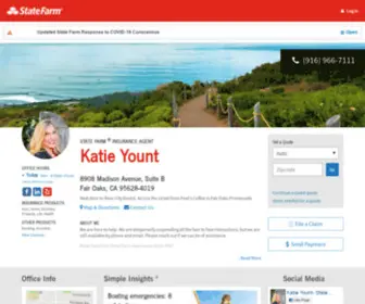 Katieyount.com(State Farm®) Screenshot