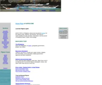 Katig.com(Educational site) Screenshot