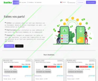 Katikabet.com(Paris distribuée) Screenshot