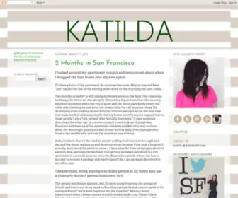 Katilda.com("we write to taste life twice." anais nin) Screenshot