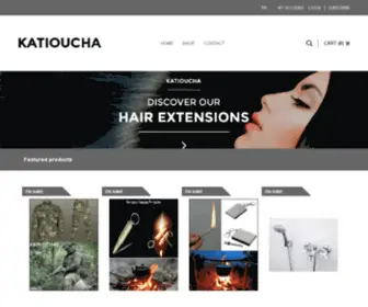 Katioucha.ca(Best hair extensions and wigs for women) Screenshot