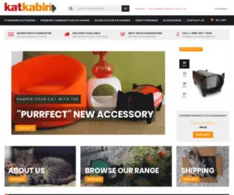 Katkabin.com(KatKabin, outdoor cat house, cat house shelter, outdoor cat shelter, dog house) Screenshot