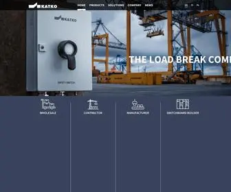 Katko.com(The Load Break Company) Screenshot