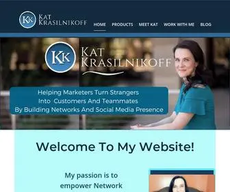 Katkrasilnikoff.com(Kat Krasilnikoff's coaching) Screenshot